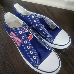 Chicago Cubs Bling Ladies Tennis Shoes. Size 10